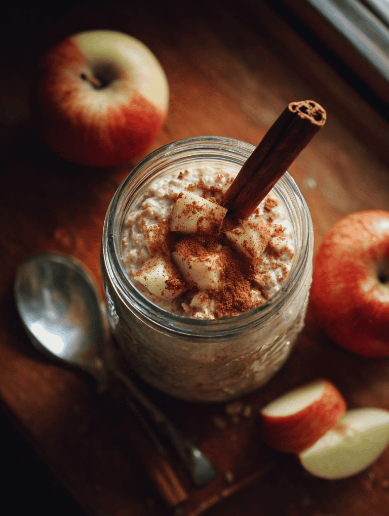Apple Cinnamon Overnight Oats