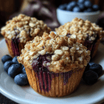 Blueberry Oatmeal Muffins