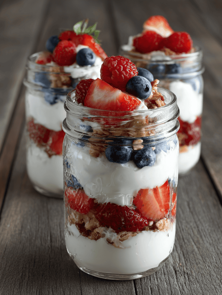 Fresh Berry Yogurt Parfaits