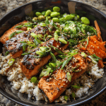 Teriyaki Salmon Bowls